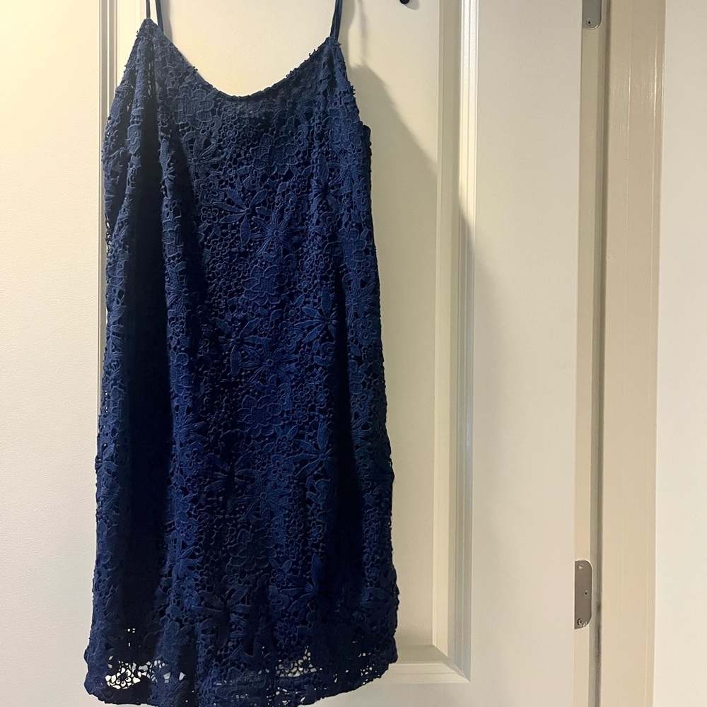 J Crew Navy Blue Dress